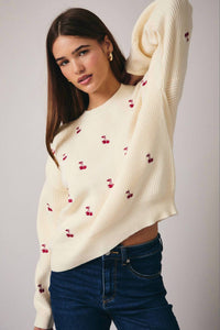 Sunday Edition - On My Cherry Best Behavior Sweater