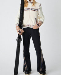 The Upside - Hakuba Flare Zip Flare Pants