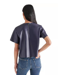STEVE MADDEN Ezra Top in navy night sky - women's t-shirt - detail view