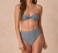 Rylee + Cru - Knotted Bandeau Bikini Top