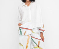 Ozai N Ku - Asymmetric Collared Shirt
