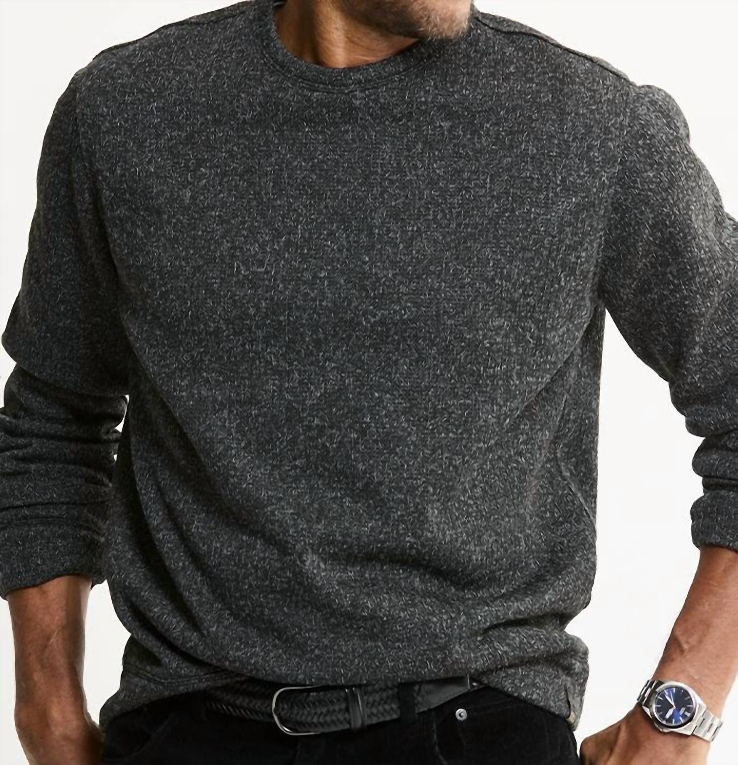 Jachs New York - Stretch Fleece Crewneck Sweater