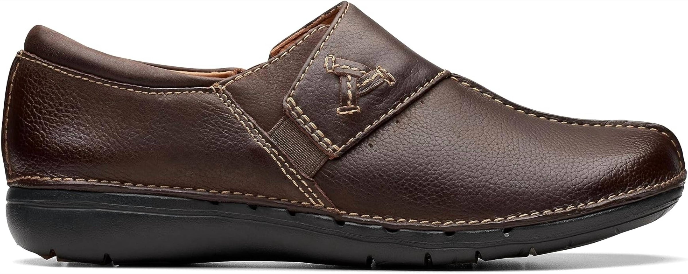 Clarks - Women's Unloop Ave Leather Slip-on Shoes