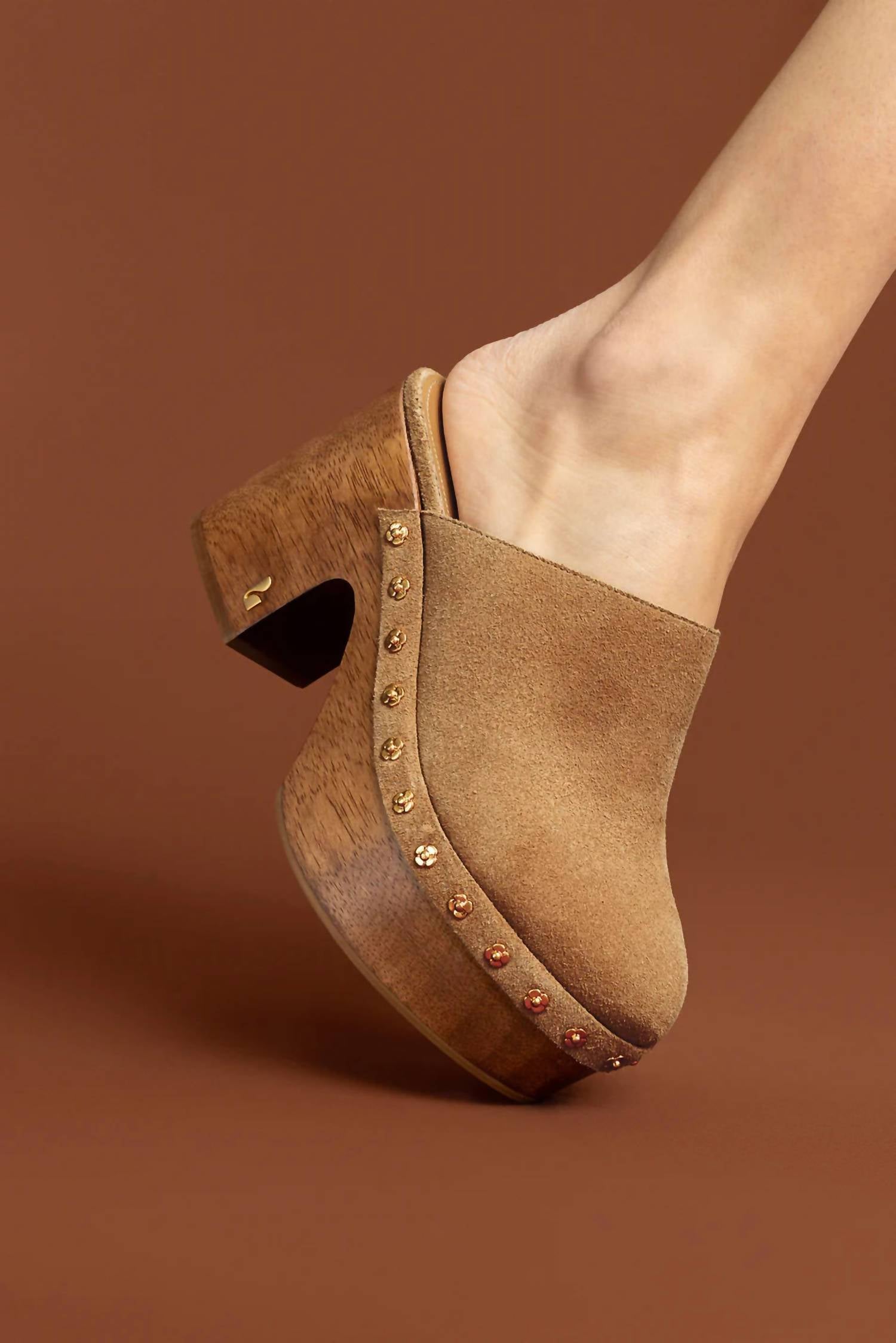 Larroude - Women's Miso Wooden Platform Clogs