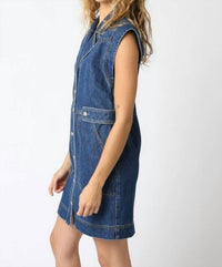 Olivaceous - Sydney Denim Dress