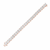 Diana M Jewels - Women's Asscher Lab-Grown Diamond Bracelet (35.00 Ct) - Signature