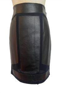 Nicole Miller - Women's Leather Skirt