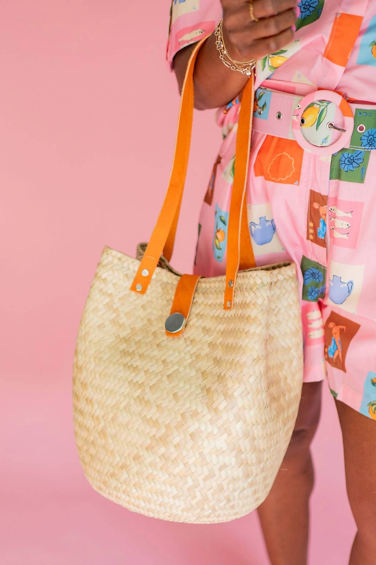 Chisme - Women's Boho Woven Straw Bag