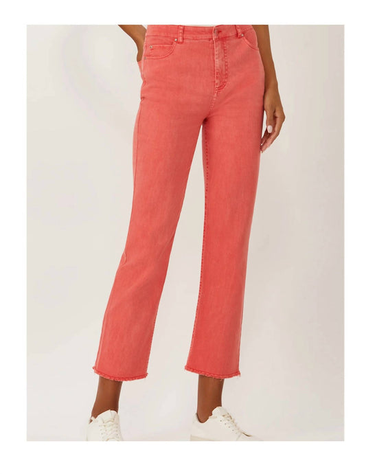 Ecru - LA CIENEGA STRAIGHT LEG CROPPED JEAN