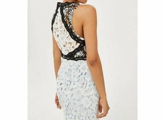 Topshop - Floral Lace Embroidered Sheath Dress