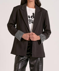 Elan - Women's Rhinestone Blazer