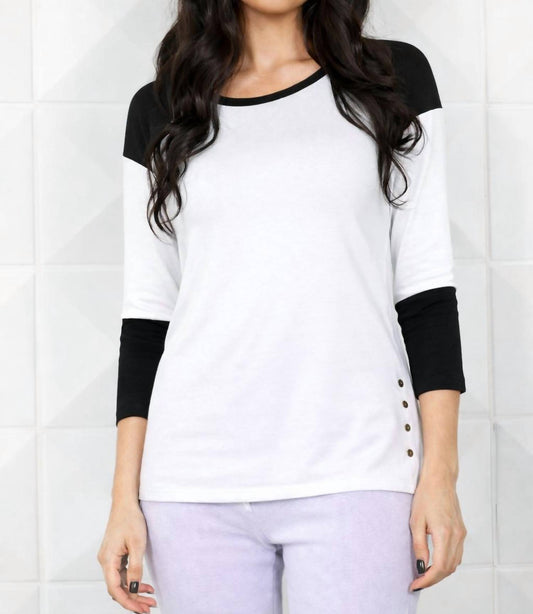 French Kyss - Baseball T Blouse