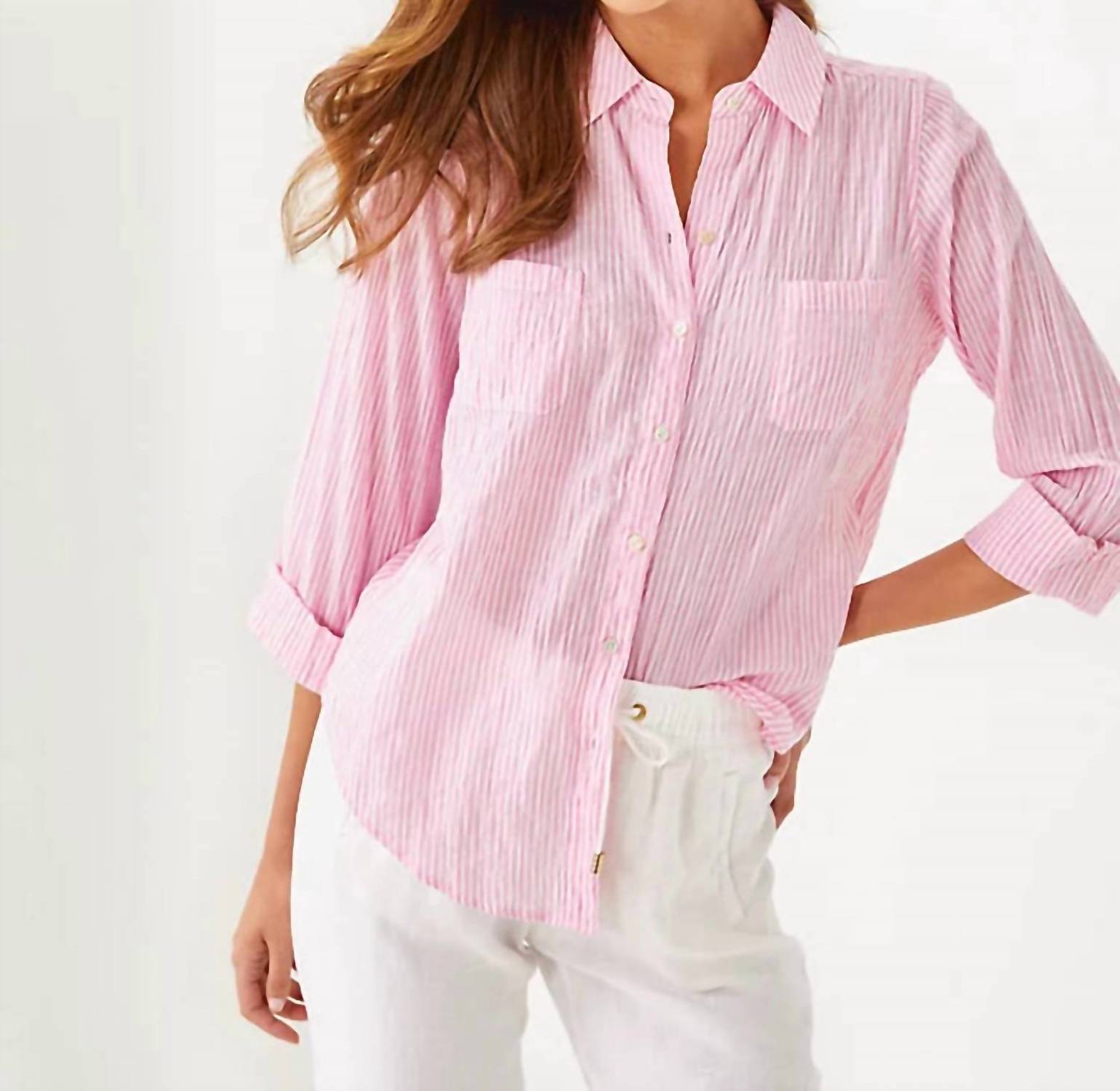 Lilly Pulitzer - Sea View Button Down Top
