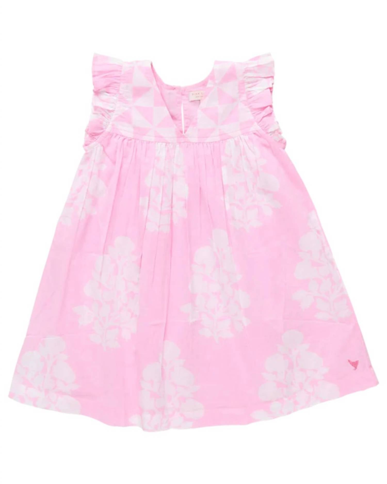 Pink Chicken - Girl's Bouquet Floral Courtney Dress