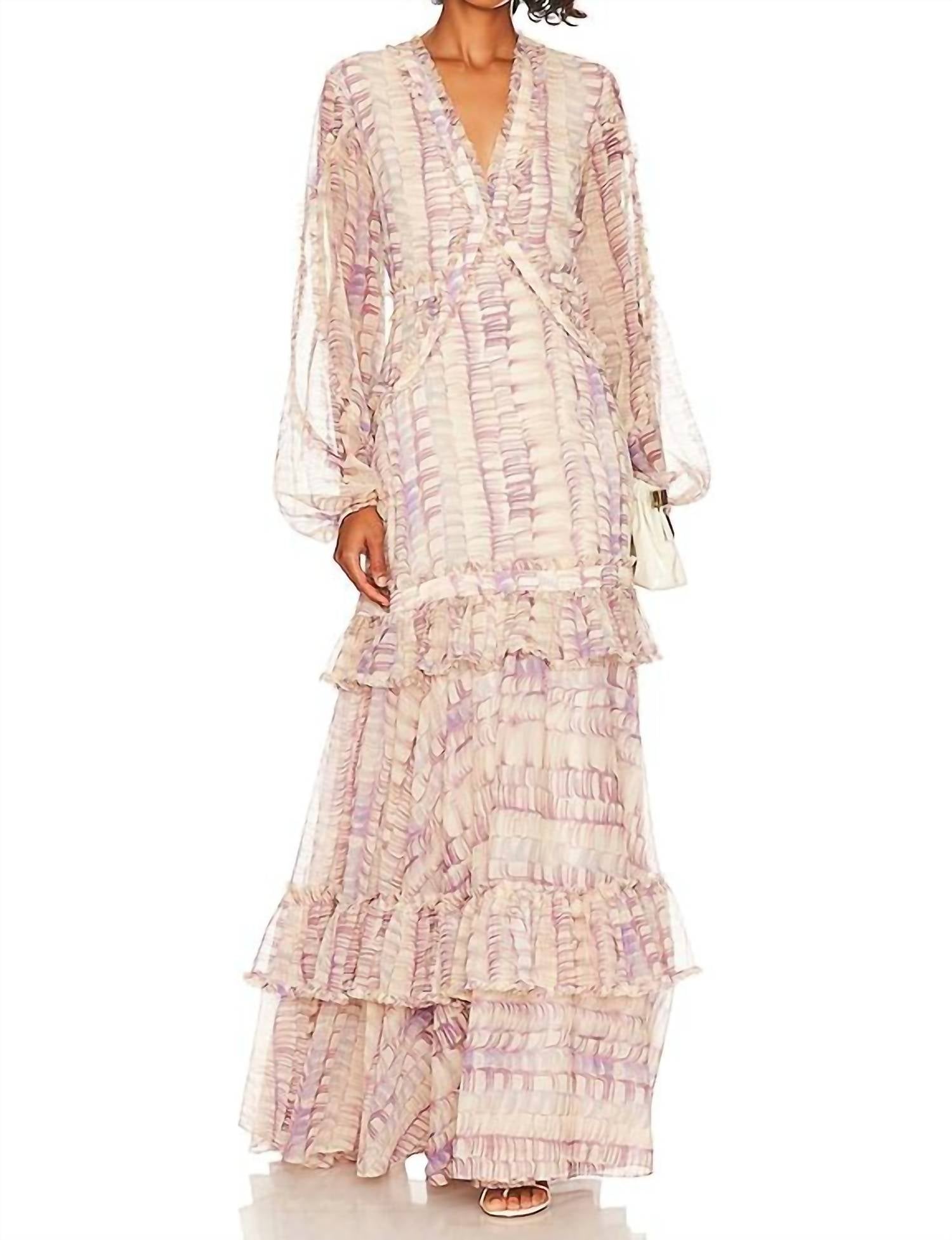 ALEXIS Rain Maxi Dress in wisteria - women's dress
