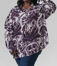 Marie Oliver - Nico Button Down Long Sleeve Blouse - Plus