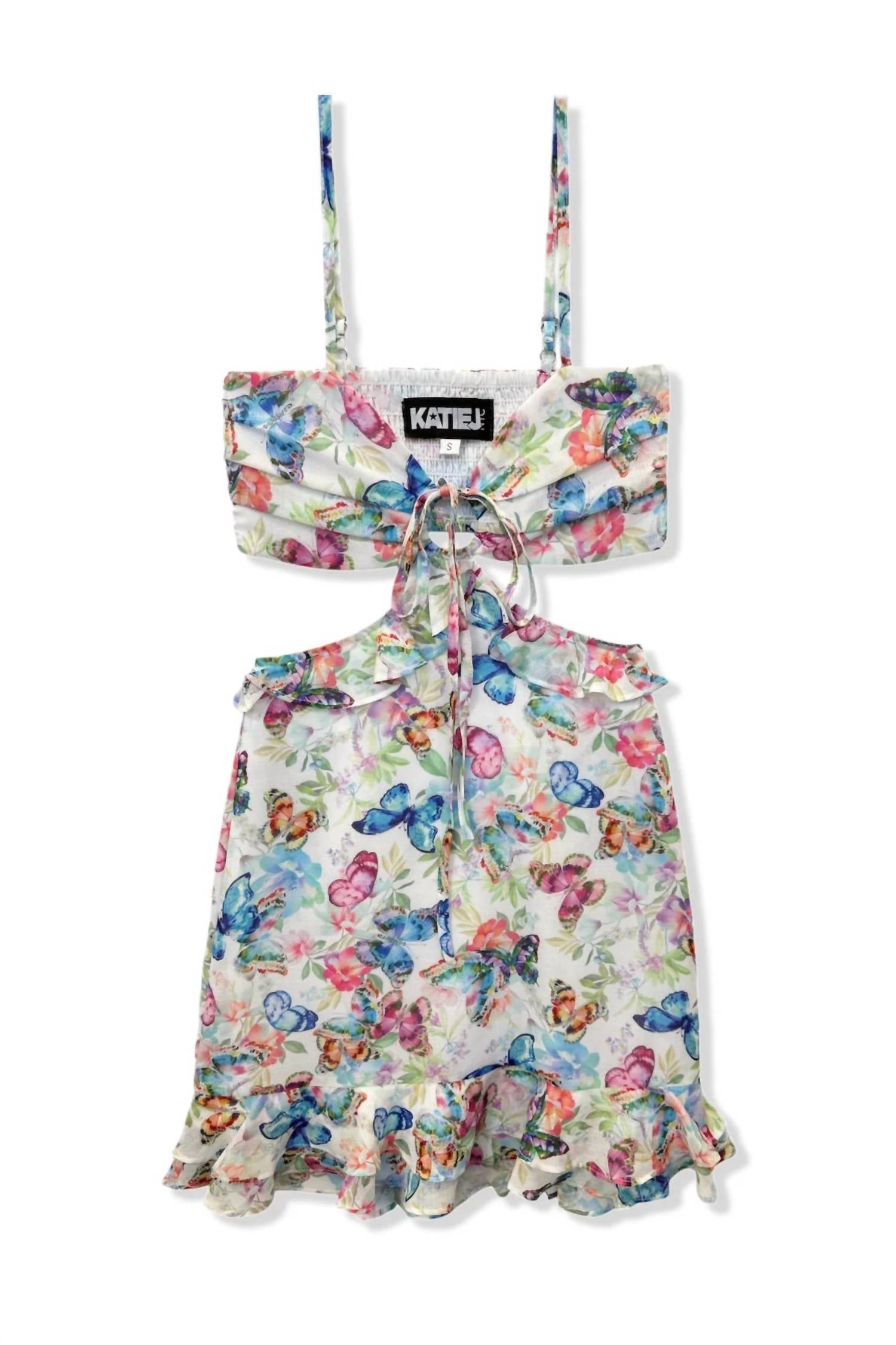 Katie J Nyc - Tween Zara Cutout Print Dress