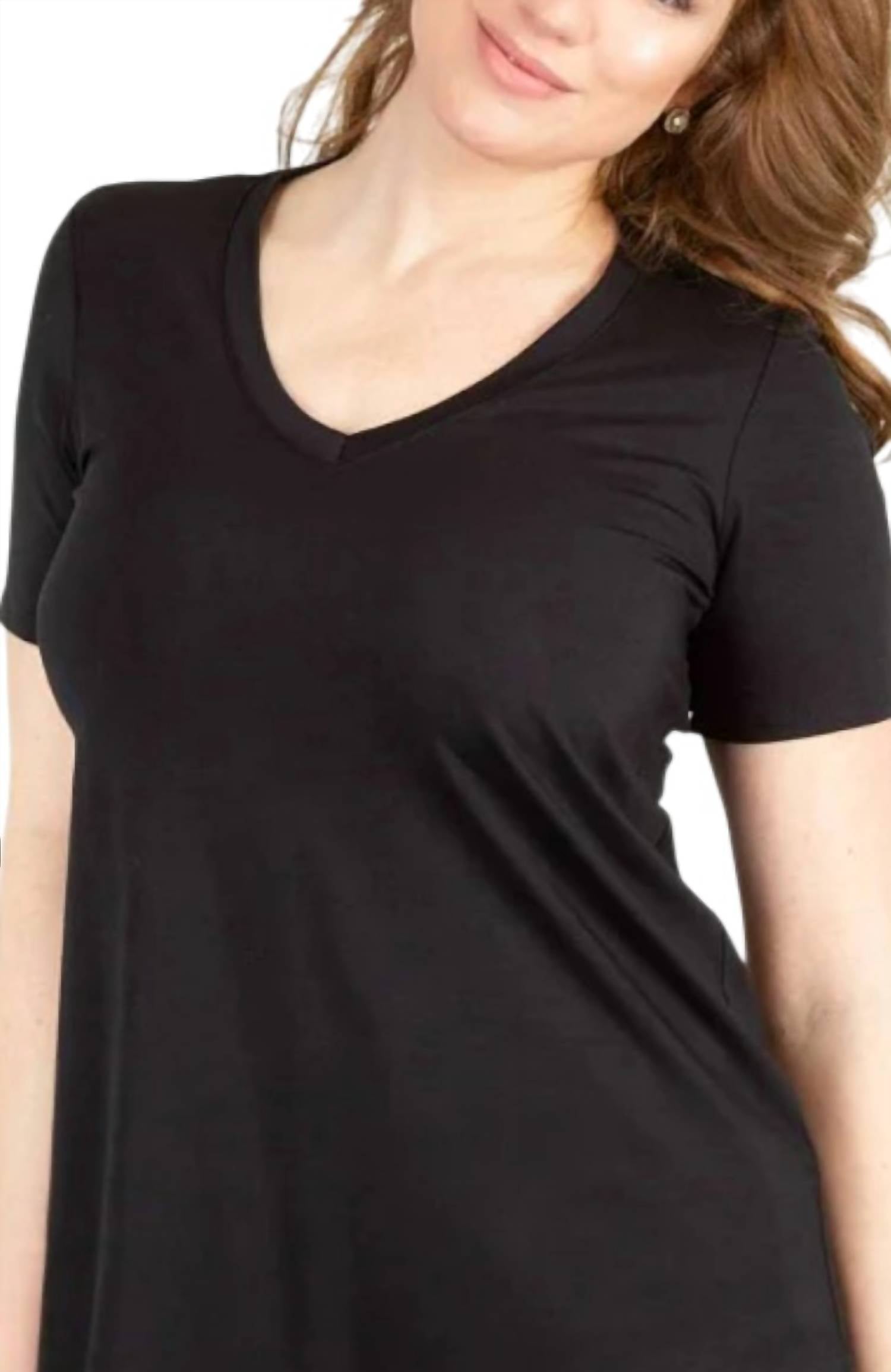 Pure Essence - Bamboo V-neck Tee