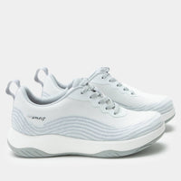 Alegria Women's In8 Comfort Lace Up Sneakers in white - women's sneaker