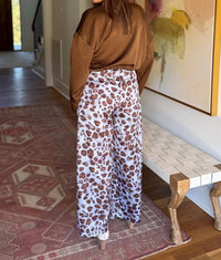 GLAM Nile Wide Leg Pants in blue - women's pants - alternate view