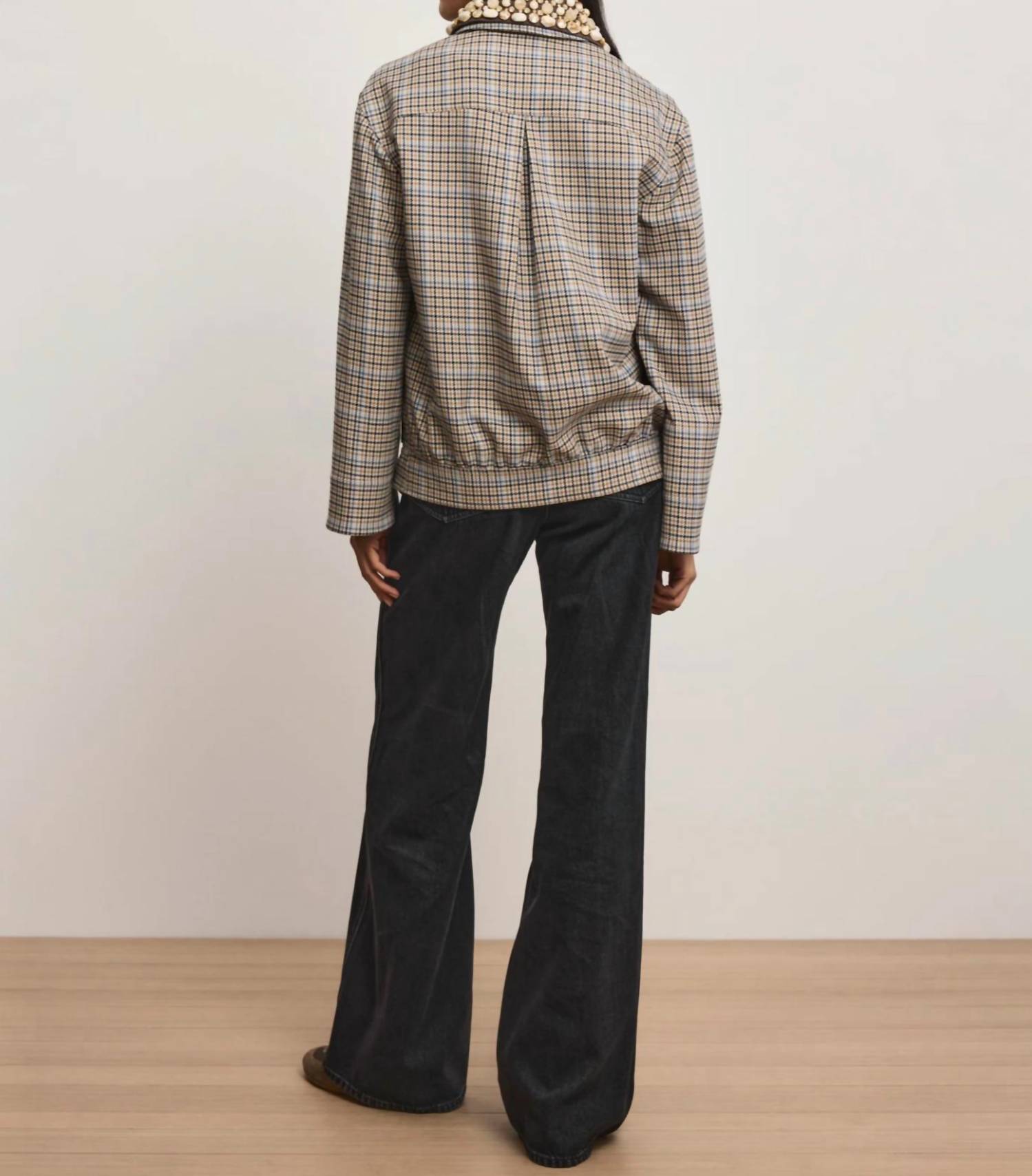 Veronica Beard Kasper Jacket in plaid - women's jacket - view 4