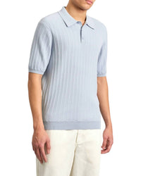 Wax London - Naples Vertical Knit Pattern Polo