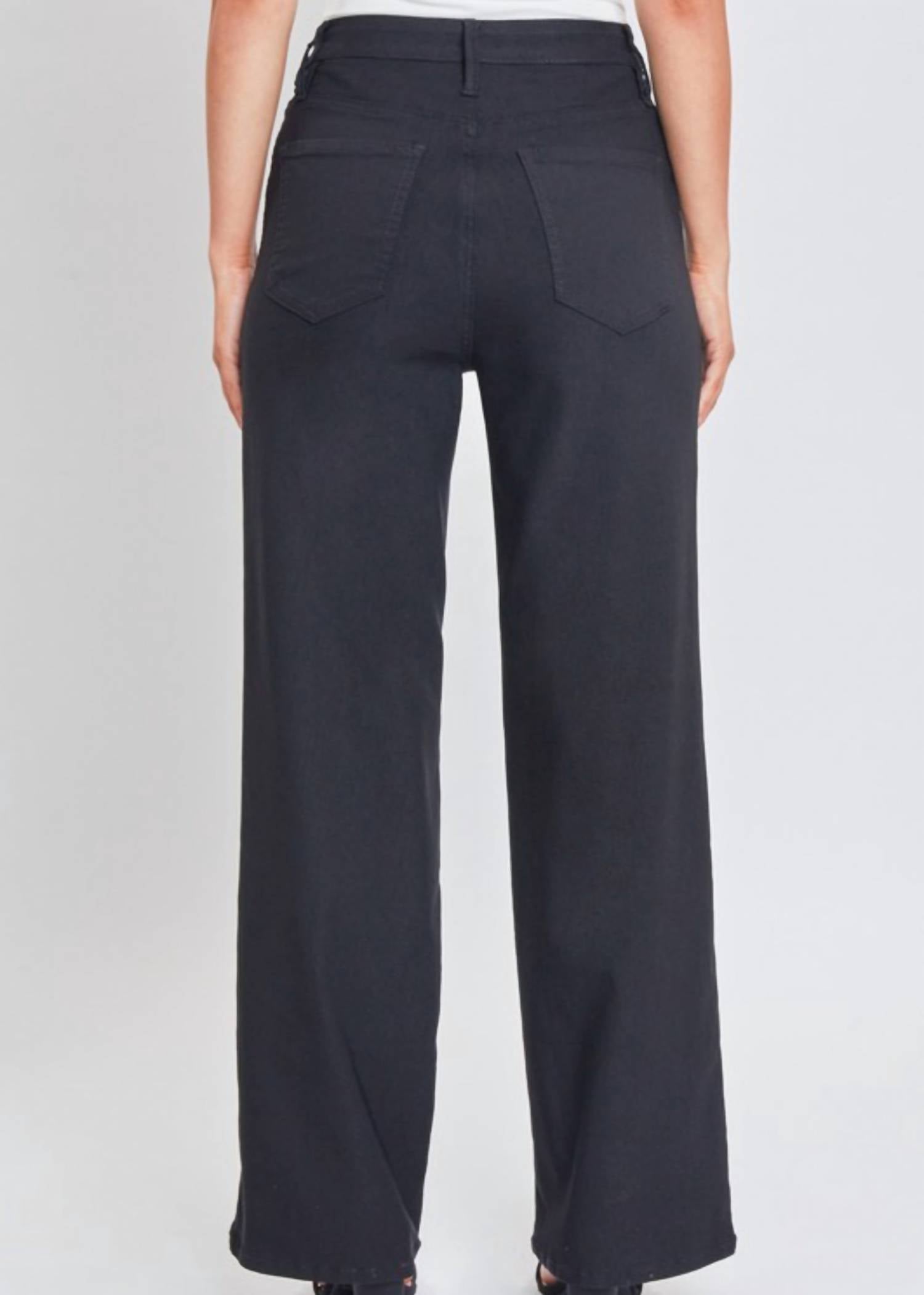 Ymi - Aarhus Hyper Stretch High Waisted Wide Leg Jeans