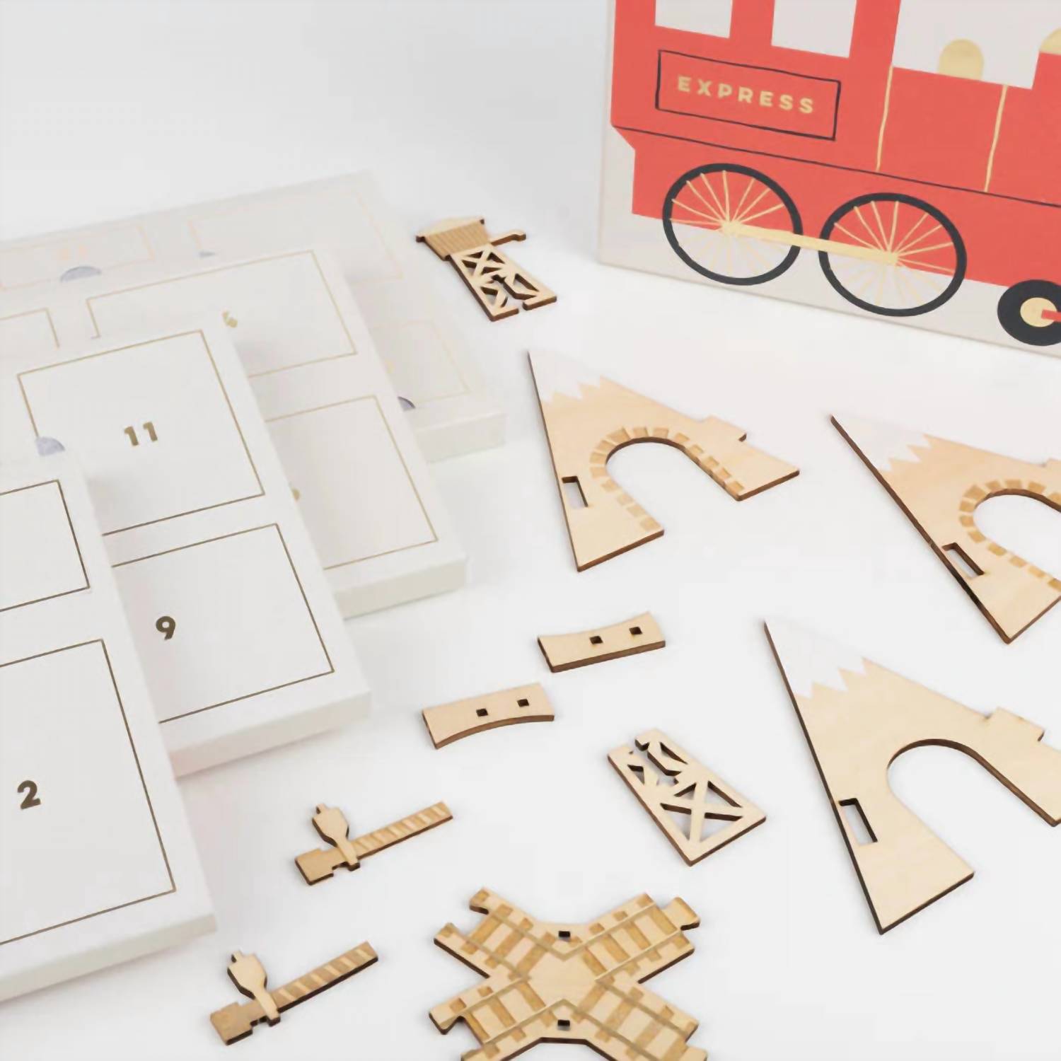 Meri Meri - Kids' Railway Train Advent Calendar