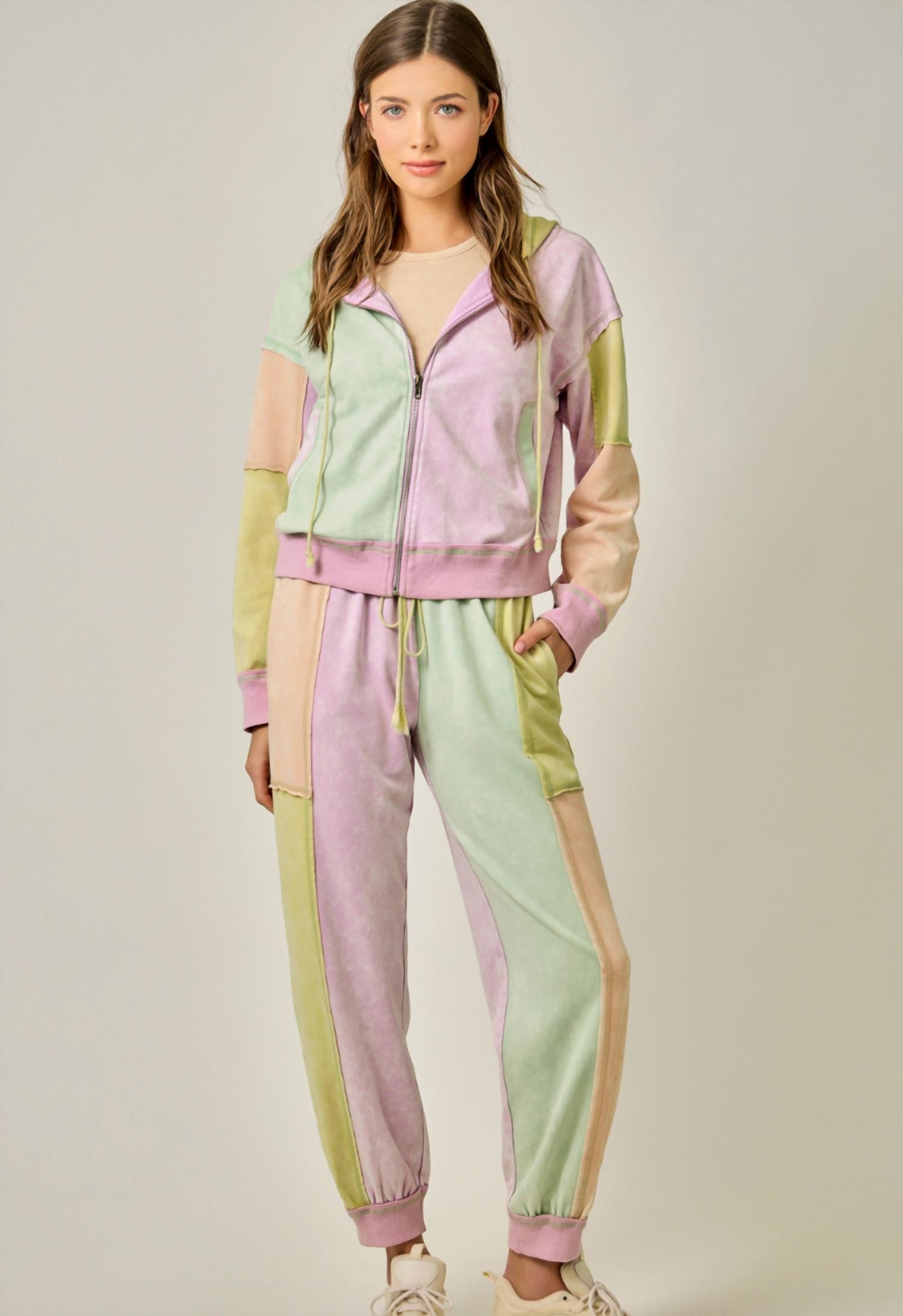 Mystree - Color Block Sweatpants