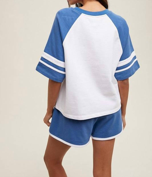 Wishlist - Vintage Jersey Top And Short Set