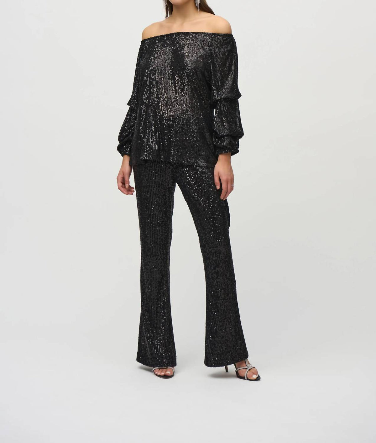 Joseph Ribkoff - Sequin Puff Top