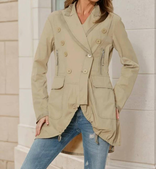 Ciao-Milano - Amber Double Breasted Rain Jacket