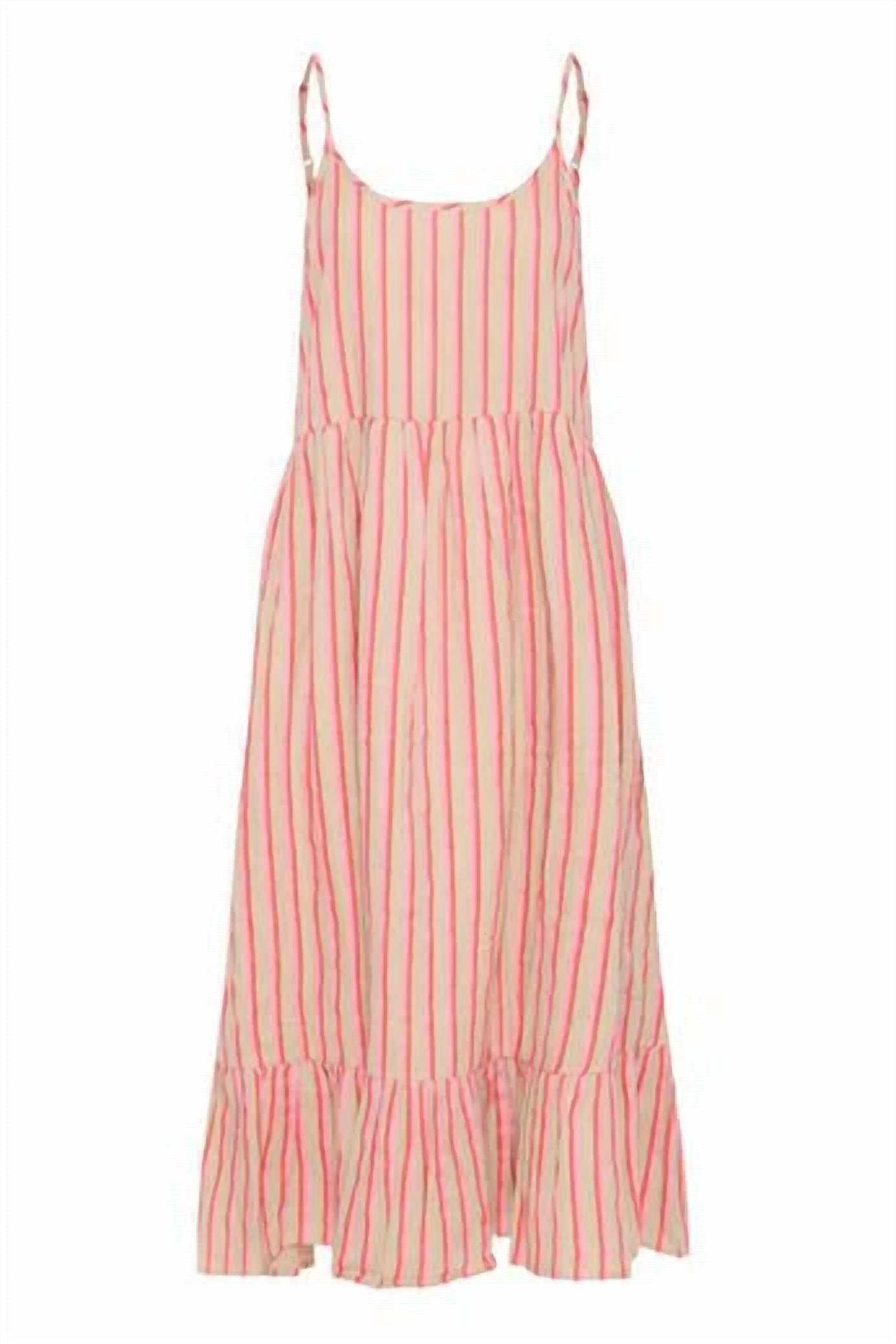 Ichi - Women's Spaghetti Straps Midi Dress