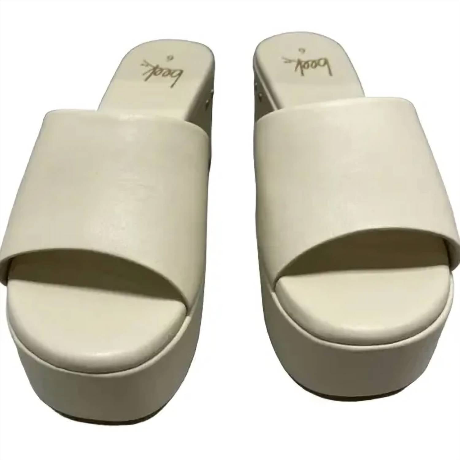 beek Women's Prinia Jute Sandals in white - women's sandal