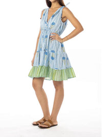 Bindu - Allegra Floral Tiered Mini Dress