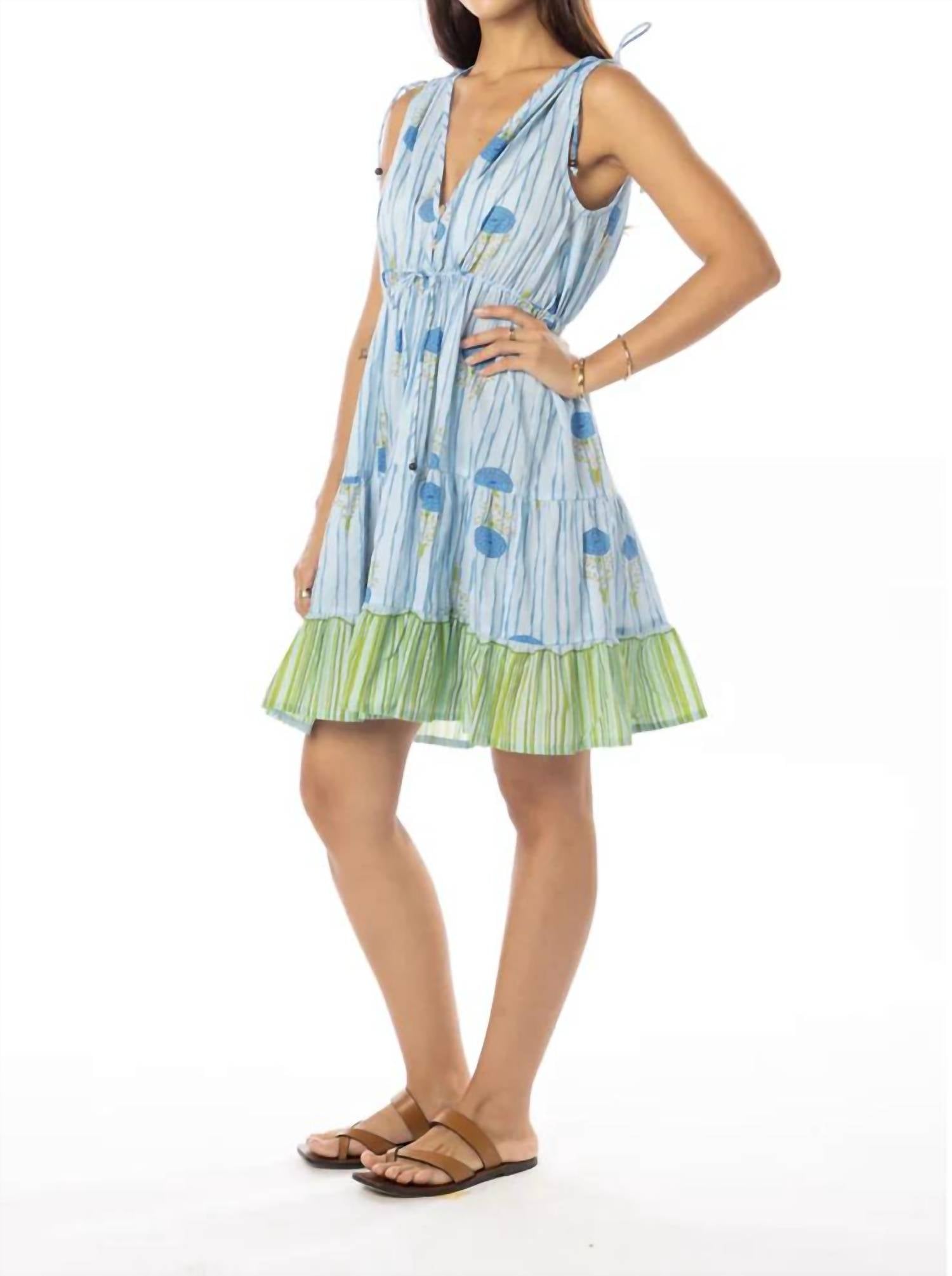 Bindu - Allegra Floral Tiered Mini Dress
