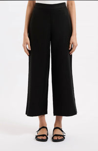 Nude Lucy Thilda Linen Culotte Pants in black - women's pants - alternate view
