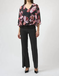 Joseph Ribkoff - Floral Print Boxy Top