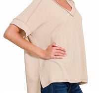 Zenana - Ribbed Just Right Tee