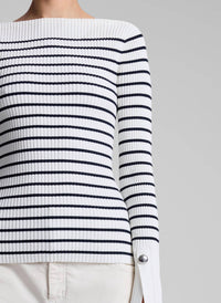 A.L.C. - Anya Striped Knit Top