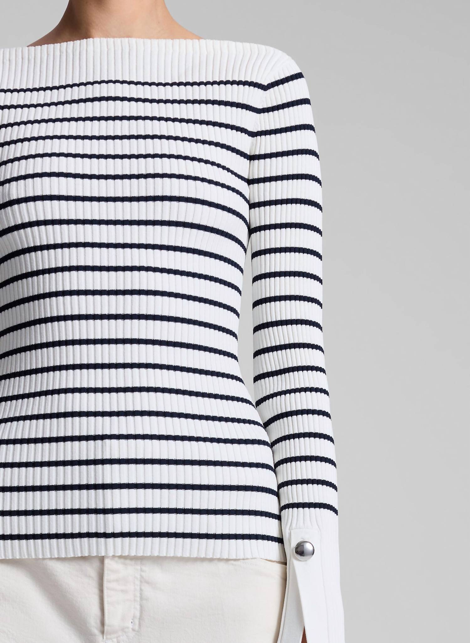 A.L.C. - Anya Striped Knit Top