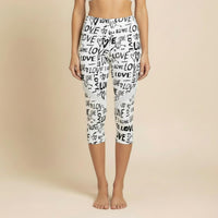 BBrazil Clothing Love Capri Leggings in white - women's pants