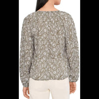 Sanctuary Feeling Best Top in olive branch - women's blouse - detail view