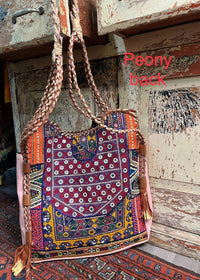 Kantha Bae - Women's Upcycled Embroidered Market Braided Tote Bag