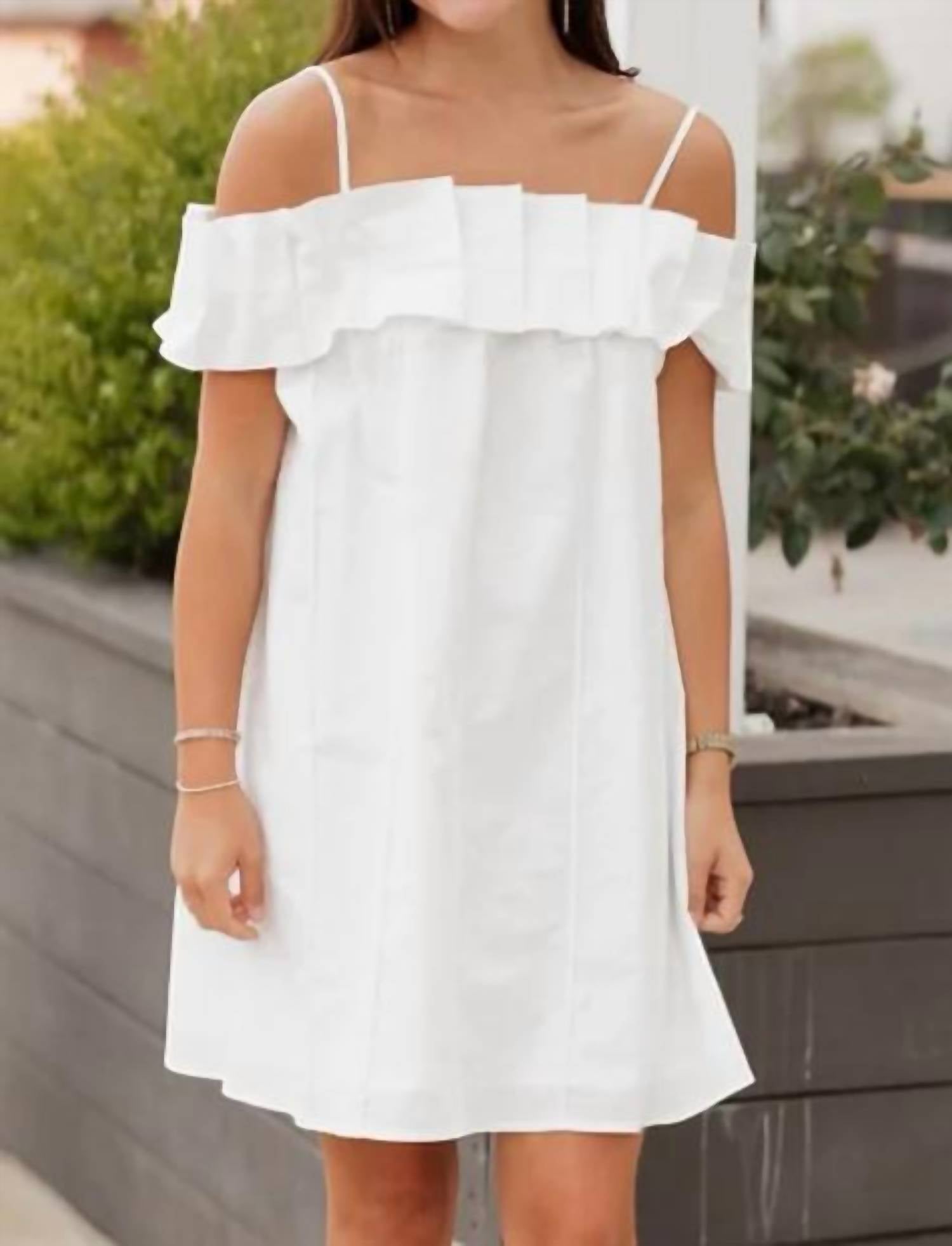 Pinch - Ruffle Off Shoulder Mini Dress