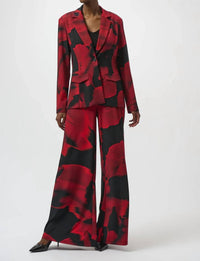 Joseph Ribkoff - Abstract Print Straight Blazer Jacket