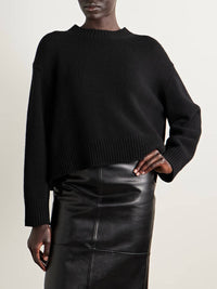 NILI LOTAN Haisley Sweater in black in black - women's sweater