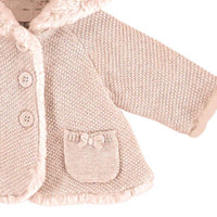 Mayoral - Girls' Knit Cardigan With Pompom Hood