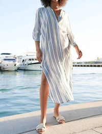 Debbie Katz - Clara Side Slits Midi Dress