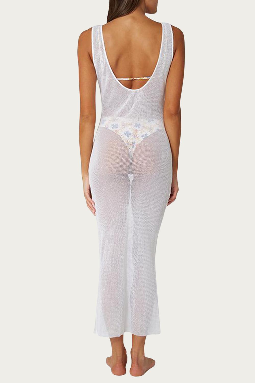 FISHNET MAXI DRESS
